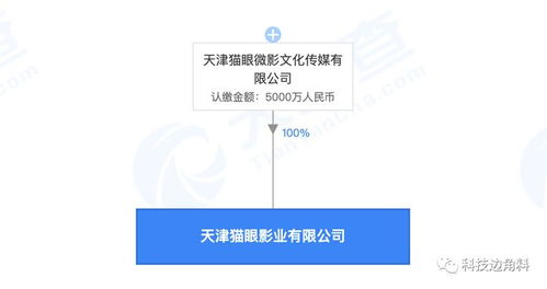貓眼在天津成立影業(yè)公司,注冊(cè)資本5000萬元